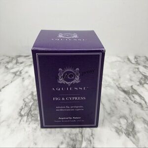 NEW Aquiesse Fig & Cypress Candle